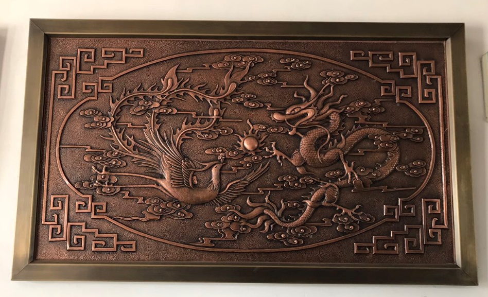 南京锻铜浮雕案例