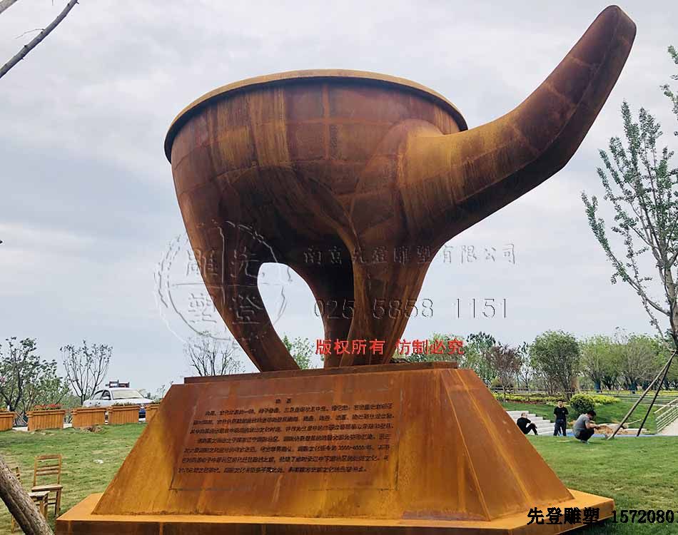 南京滨江风光带，耐候钢心博网页，南京先登心博网页厂家