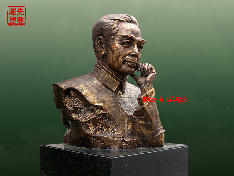 周总理人物肖像心博网页 周总理玻璃钢心博网页 南京心博网页厂 江苏铸造厂 周总理全身像心博网页