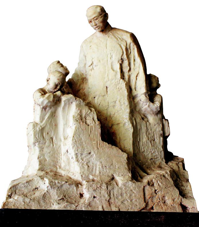 陶行知肖像心博网页赏析