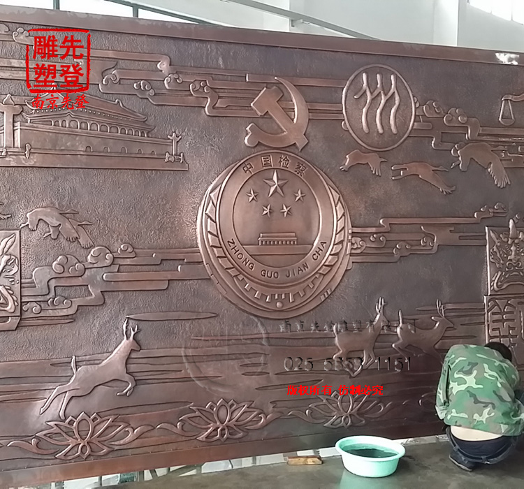 心博网页制作厂家介绍锻铜浮雕制作工艺