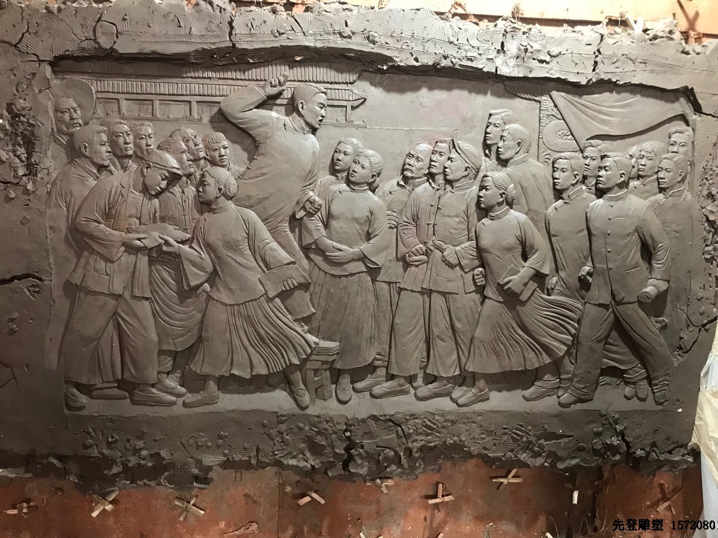 南京心博网页公司谈泥塑制作过程