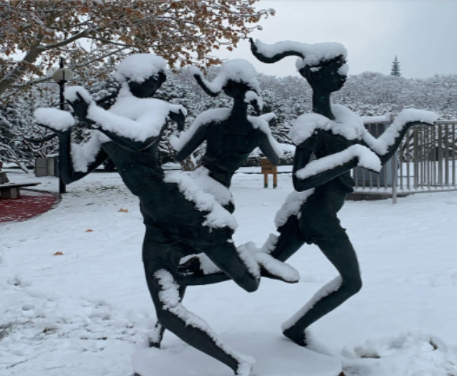 大雪纷飞中，不锈钢心博网页也浪漫