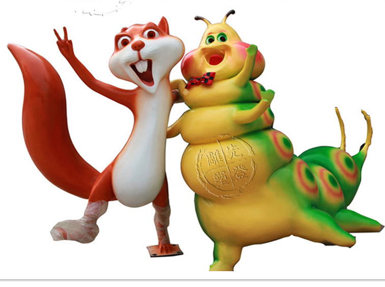 甲壳虫心博网页品玻璃钢卡通动物心博网页广场小心博网页品东郭